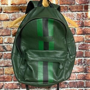 Green Leather Coach Backpack Bag A1780-F72237 designer luxury